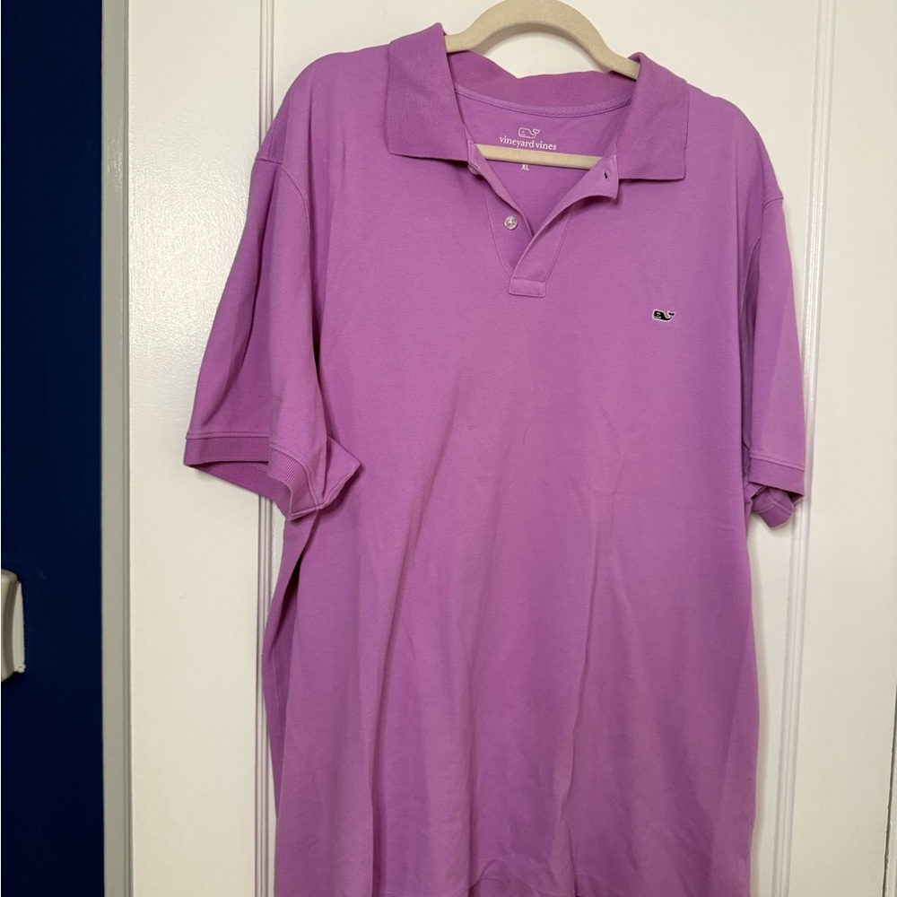 Vineyard Vines Men's Lavender Polo Shirt